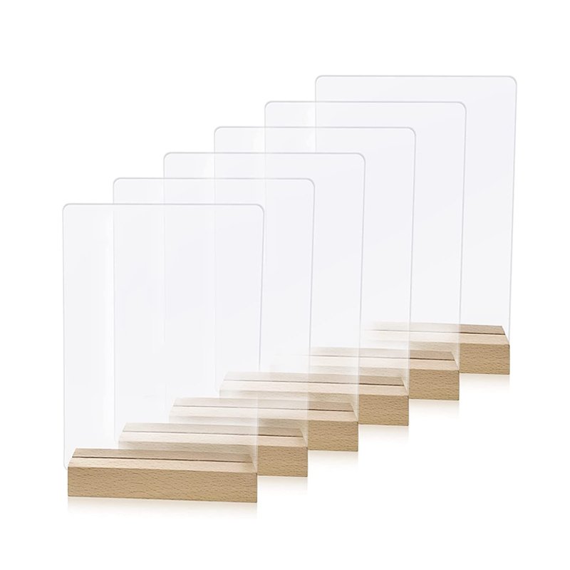 Factory Wholesale name card holder for wedding and table name custom Logo business card clip