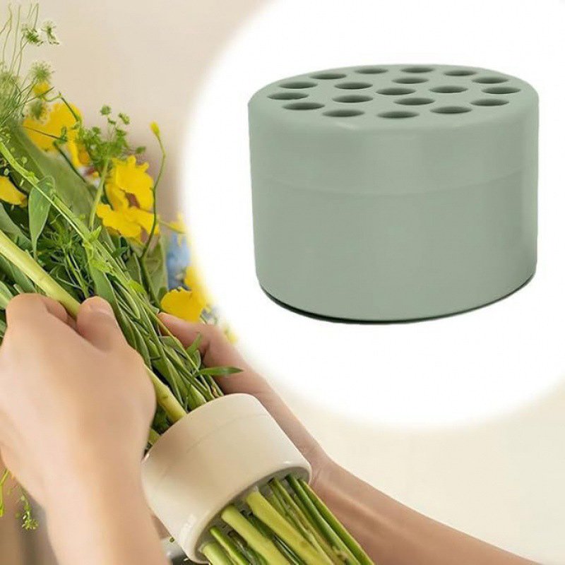 Adjustable Size Reusable Flower Bouquet Holder Spiral Flower Stem Storage Silicone Flower Stem Arranger Holder Bouquet Twister