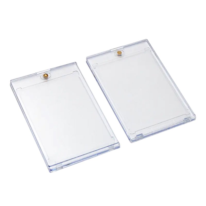 Customizable Hot Selling UV Protection Magnetic Card Holder 35pt One Touch For Trading Sports Baseball Cards Protector Case