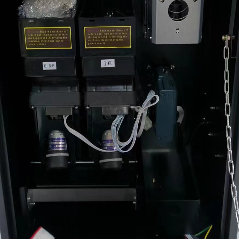 bill acceptor wall hanging coin change machine for public place