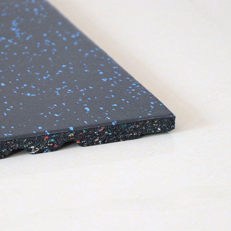 50mm gym rubber mat colorful granulated rubber gym mat for fitness center High quality