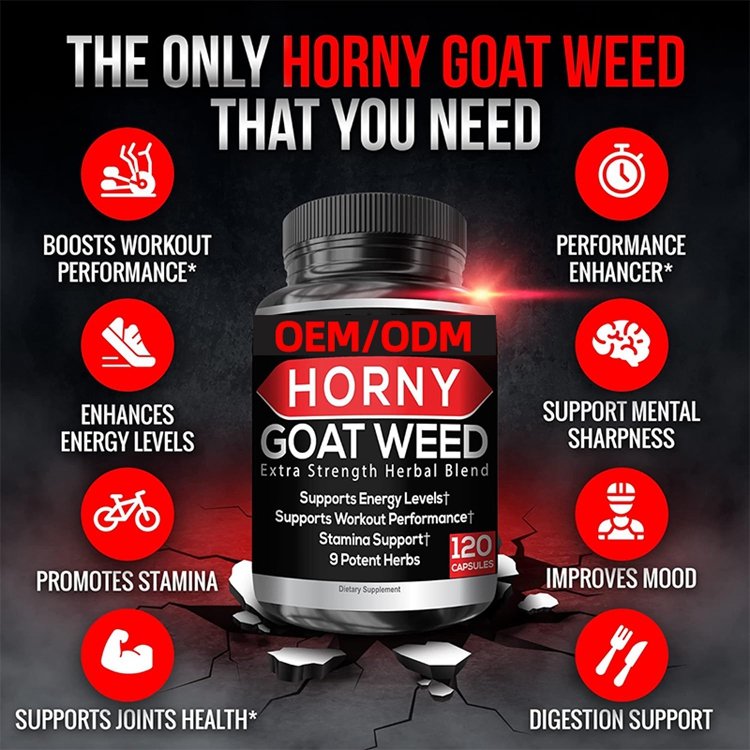 Naturally Boost your Health Super Strength 1590mg Horny Goat Weed 120 Capsules With Maca Arginine & Ginseng
