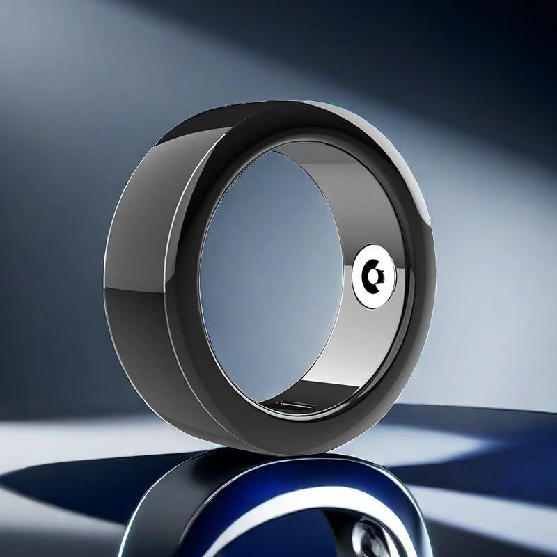 Smart ring for men black sleep monitoring fitness tracker heart rate health management waterproof sports Smart ring