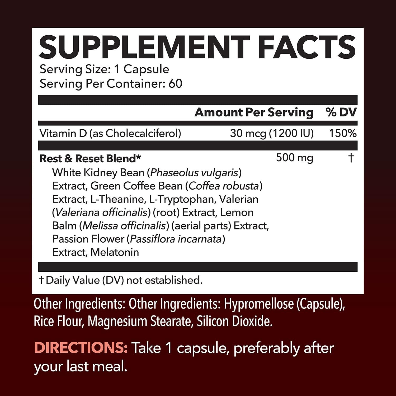 OEM Private Label Support Weight Management Dietary Supplement Night Time Lost Fat Slim Capsules