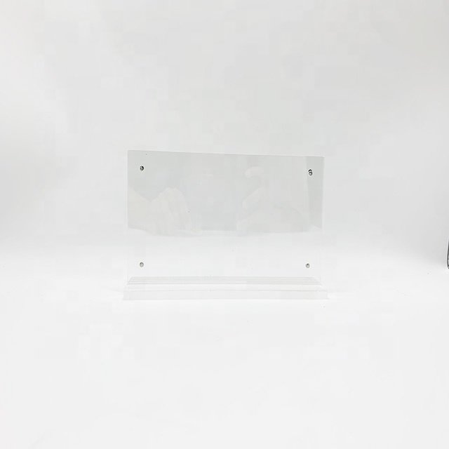 Clear Acrylic Place Cards for Wedding Guest Names Table Numbers Escort Blank Rectangle Acrylic Plates for Dining Seating Chart
