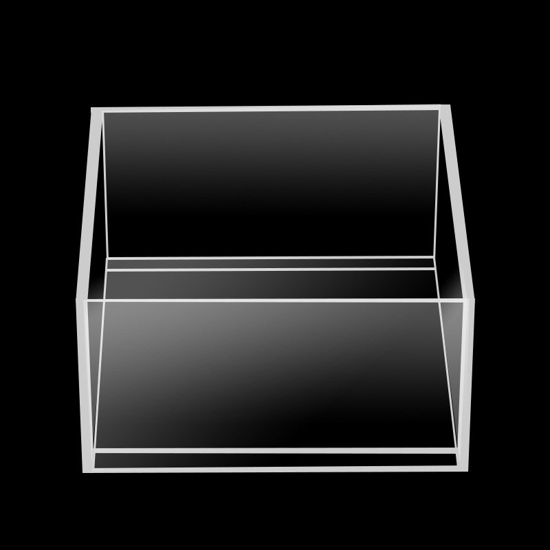 Custom size clear extruded acrylic plasticcase place card plastic sheet acrylic boxes