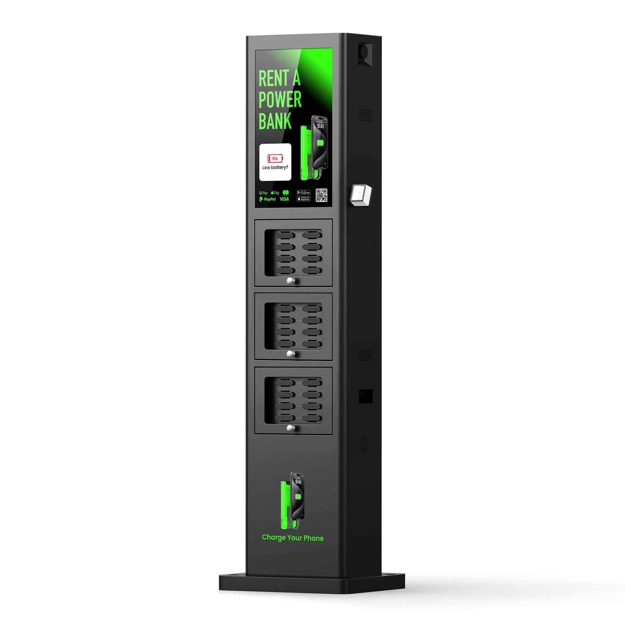 Heycharge Bajie High Capacity Mobile Phone Power Banks Shared Power Bank Rental Station