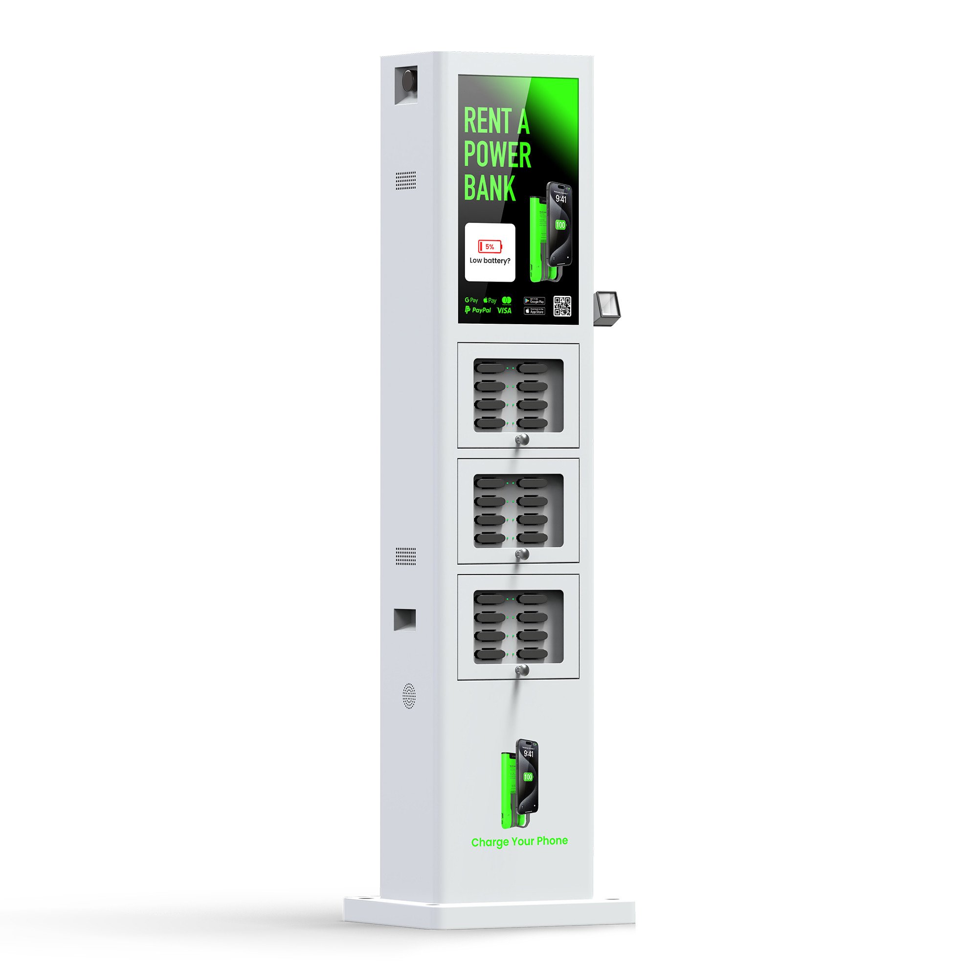Heycharge Bajie High Capacity Mobile Phone Power Banks Shared Power Bank Rental Station