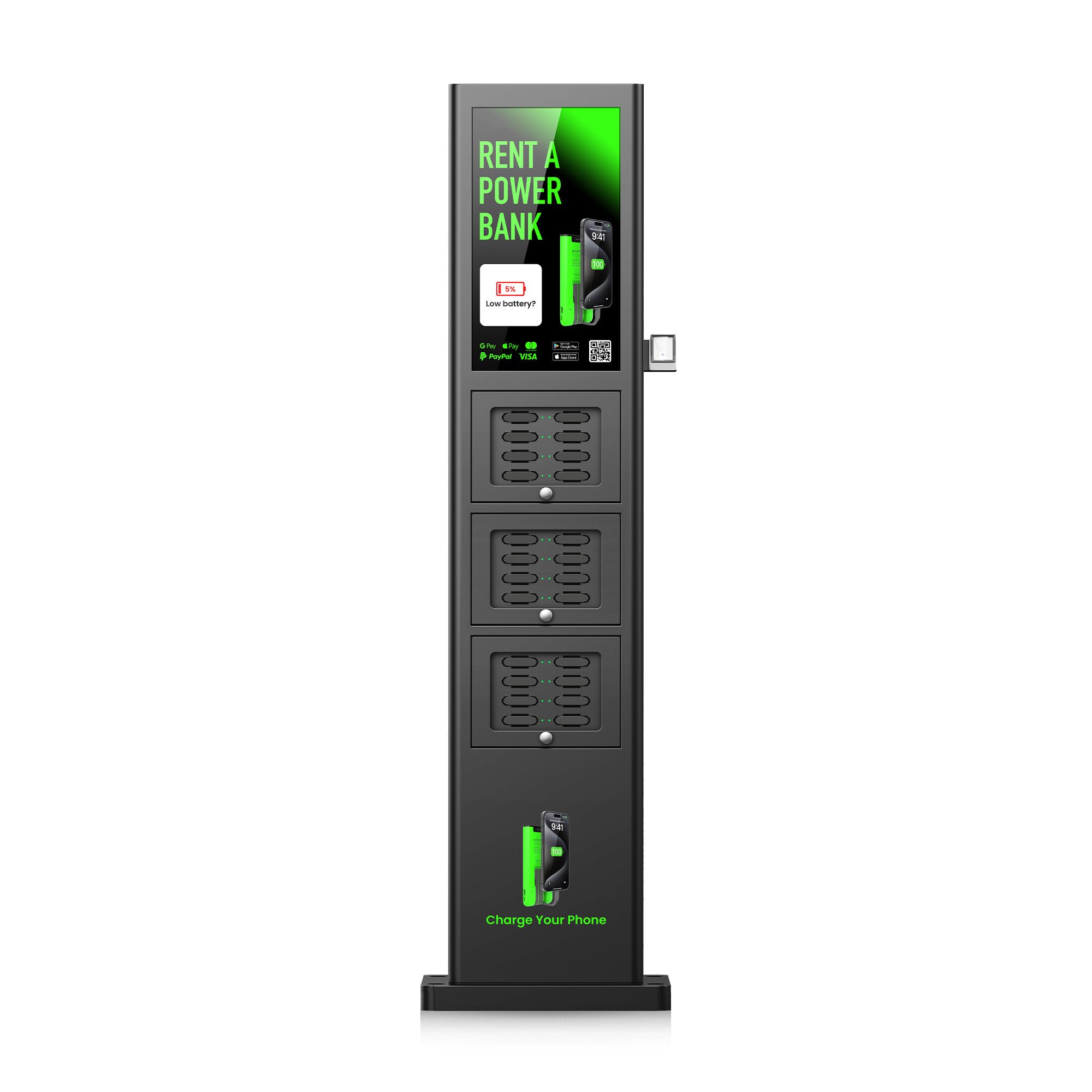 Heycharge Bajie High Capacity Mobile Phone Power Banks Shared Power Bank Rental Station