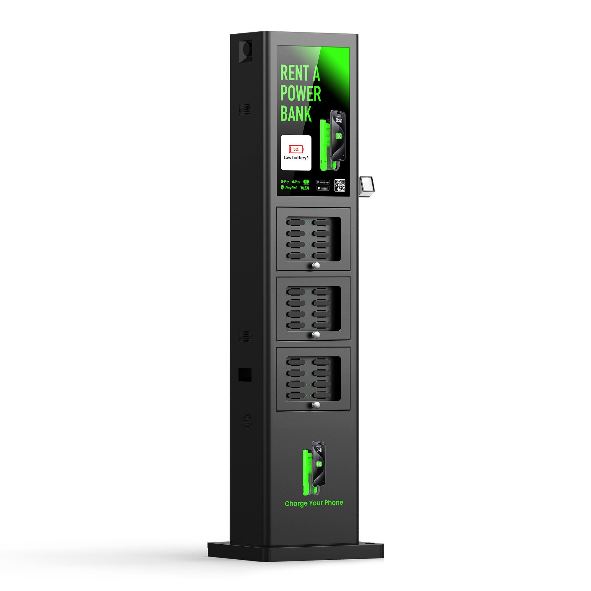 Heycharge Bajie High Capacity Mobile Phone Power Banks Shared Power Bank Rental Station