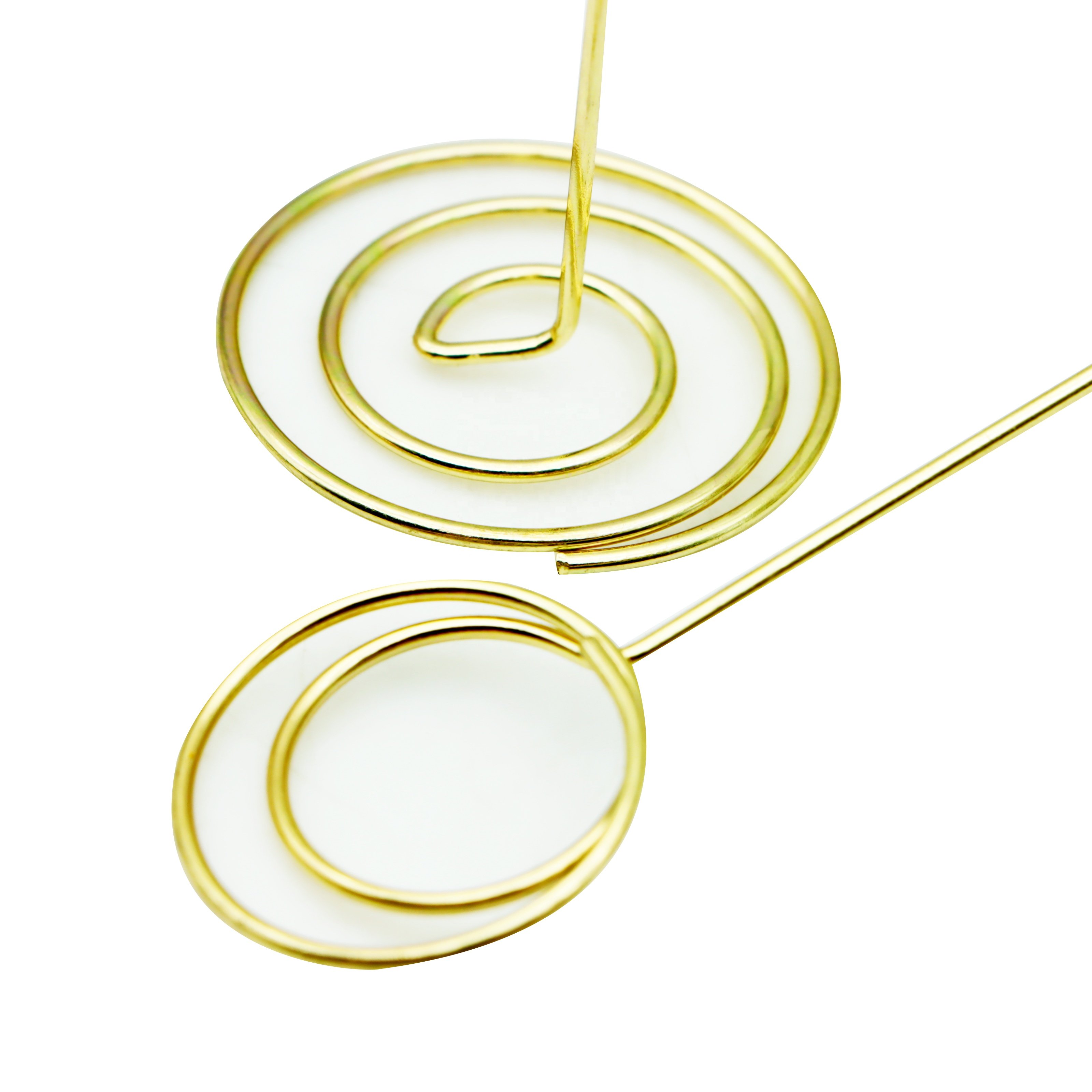 8.5 cm Classic Design Metal Wire Shaped Spiral Picture Photo Note Memo Table Number Place Card Holder