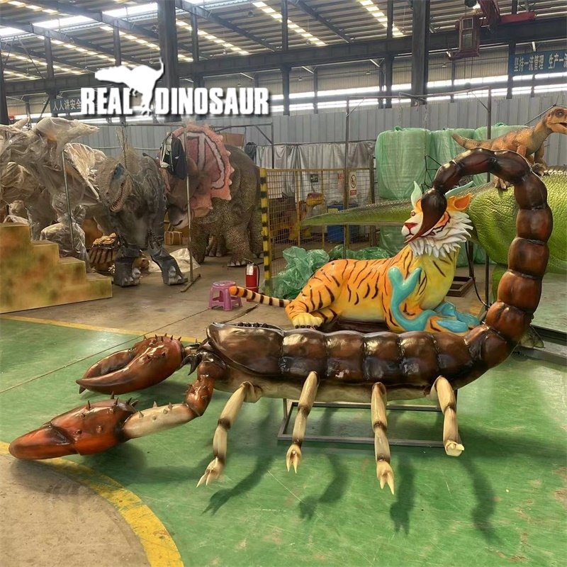 High quality realistic Scorpion animatronic model simulation insect model