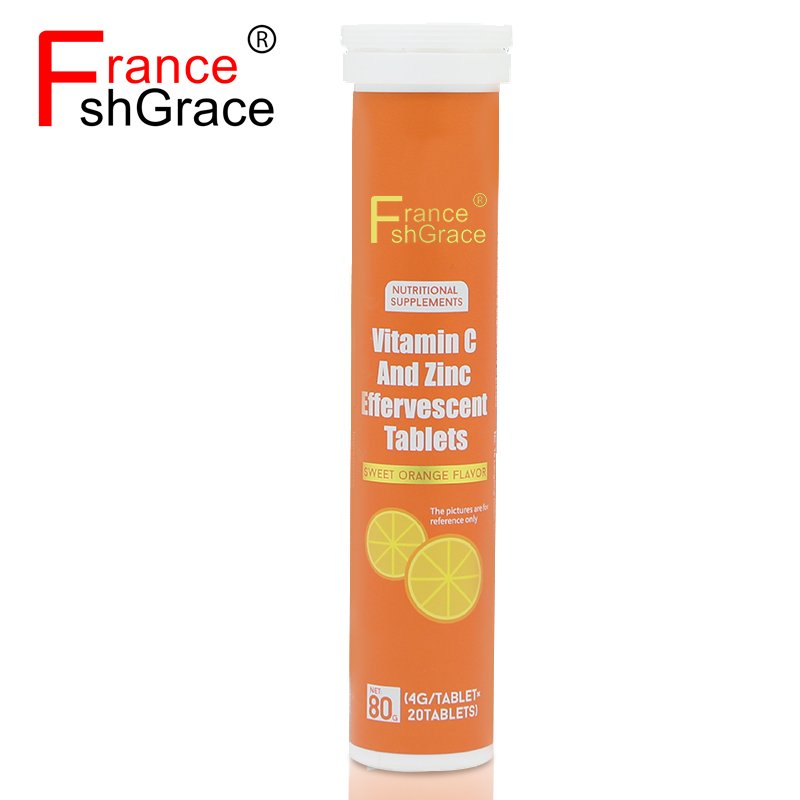 Vitamin C Effervescent Tablets Antioxidants Immune Support High Absorption Powerful Antioxidant Orange Flavour