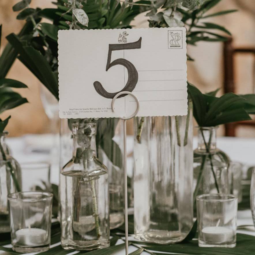 Gold Tabletop Menu Table Recipe Cardholder Reserved Place Card Harp-Clip Number Holder for Restaurants Weddings