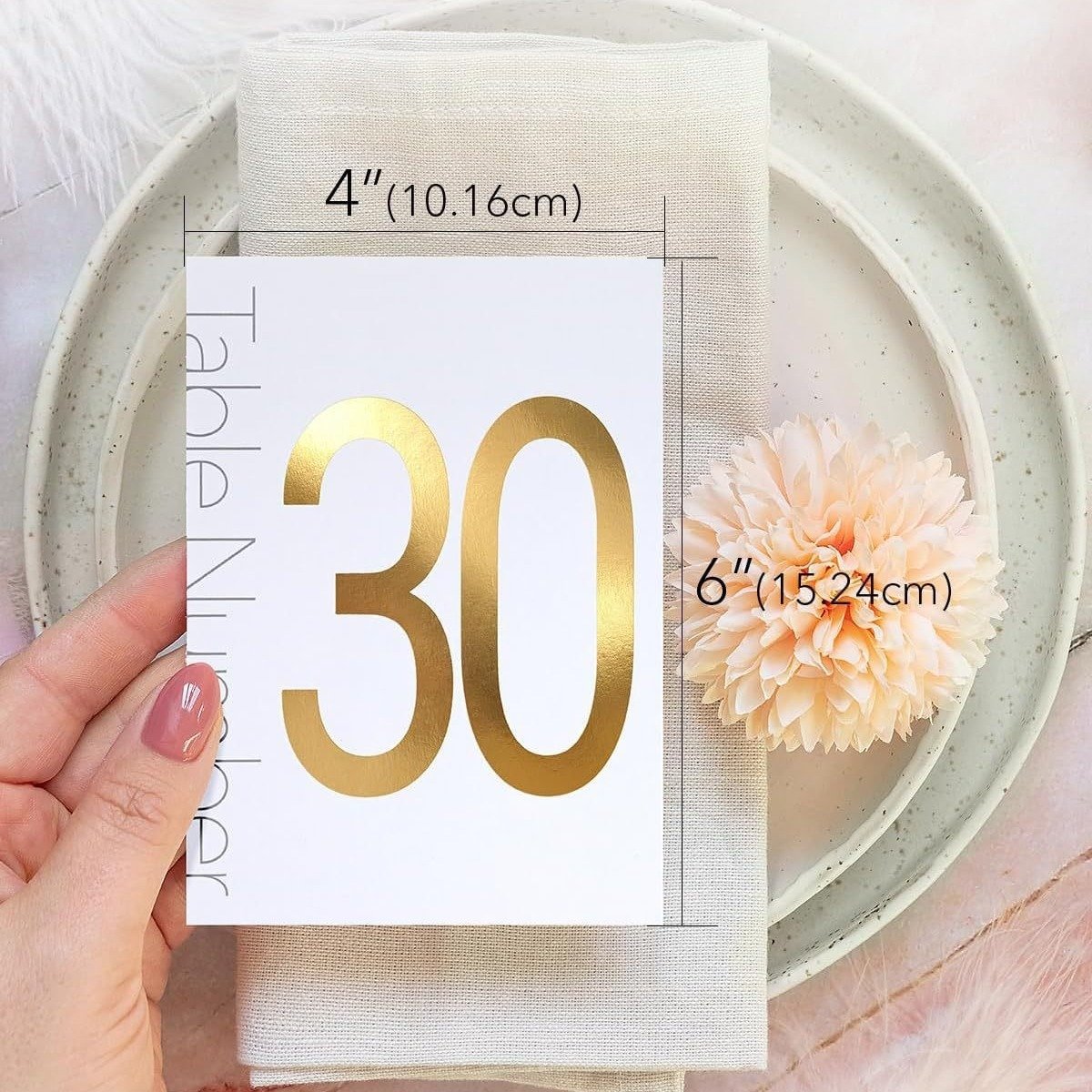 Hot Selling Table Cards Numbers Cards 4x6" Design Best for Wedding Receptions Banquets Restaurants & Parties