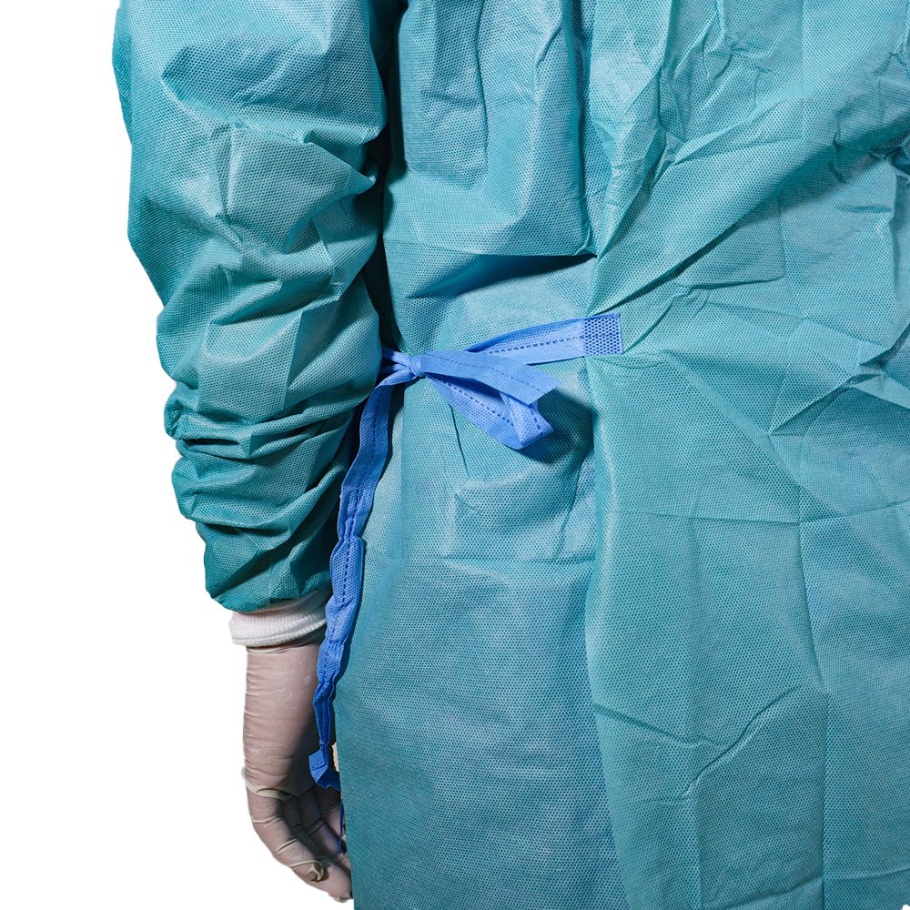 SMS gown Green SMMMS Surgical Gown Wrap Hand Towel Color-card Knitted Disposable
