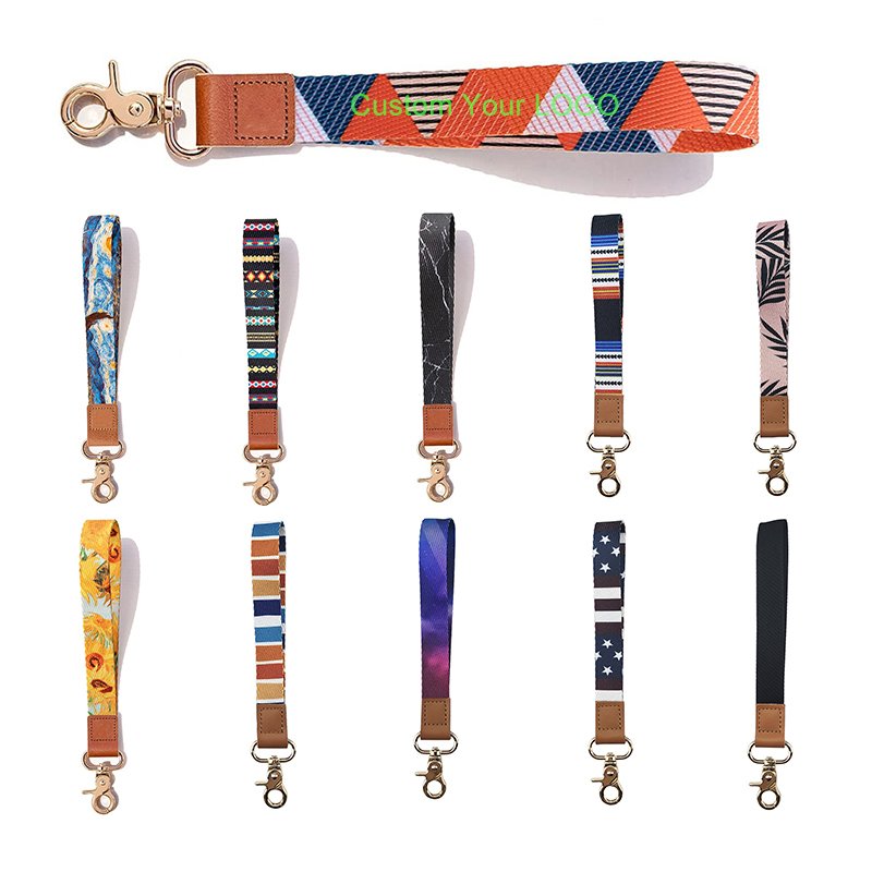 Gacent Factory Custom Logo Dye Sublimation Polyester Keychain Lanyard Wholesale Neck Lanyard Strap