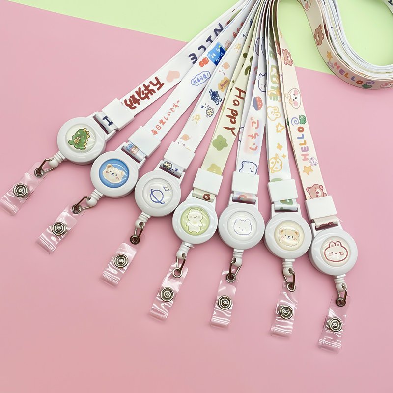 Gacent Factory Custom Logo Dye Sublimation Polyester Keychain Lanyard Wholesale Neck Lanyard Strap