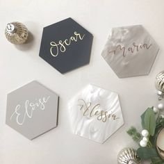 Wedding Fancy Party Decoration Custom Design Escord Card DIY Acrylic Place Cards