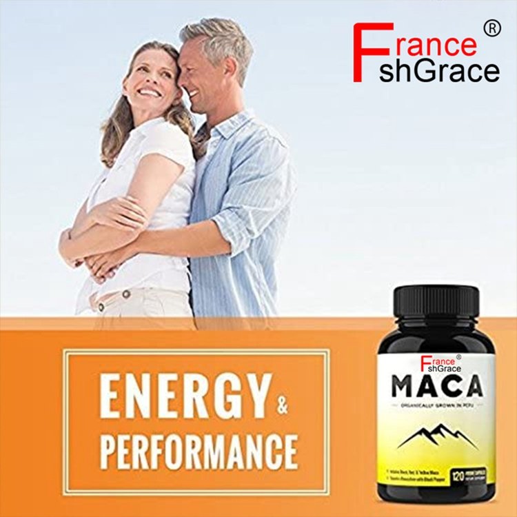 Organically Grown In Peru Maca 120 Veggie Capsules Dietary Supplenet Lncludes Black Red Yellow