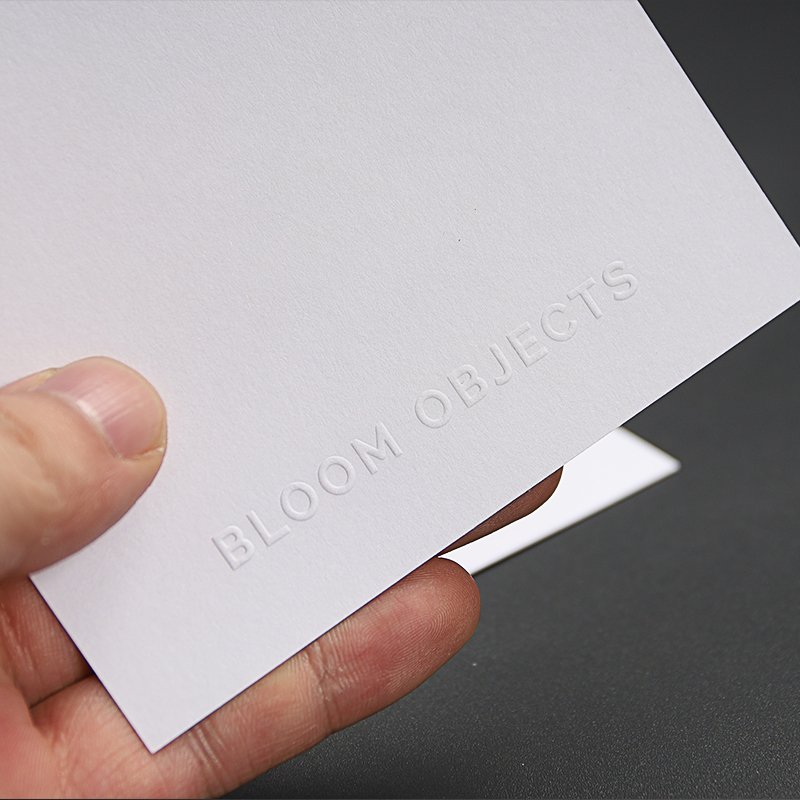 Personalized High Quality Embossed Stamp Postcards Custom Logo Printing Thank You Card For Business