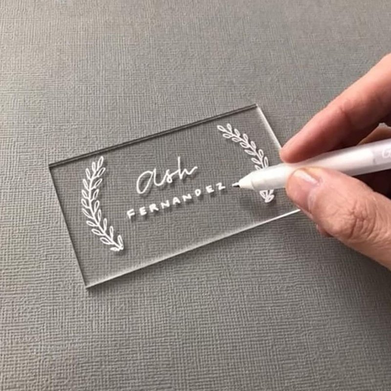 Hot Clear Acrylic Place cards Wedding Guest Place Card Wedding Decor Place Cards & Table Numbers For Wedding Reception