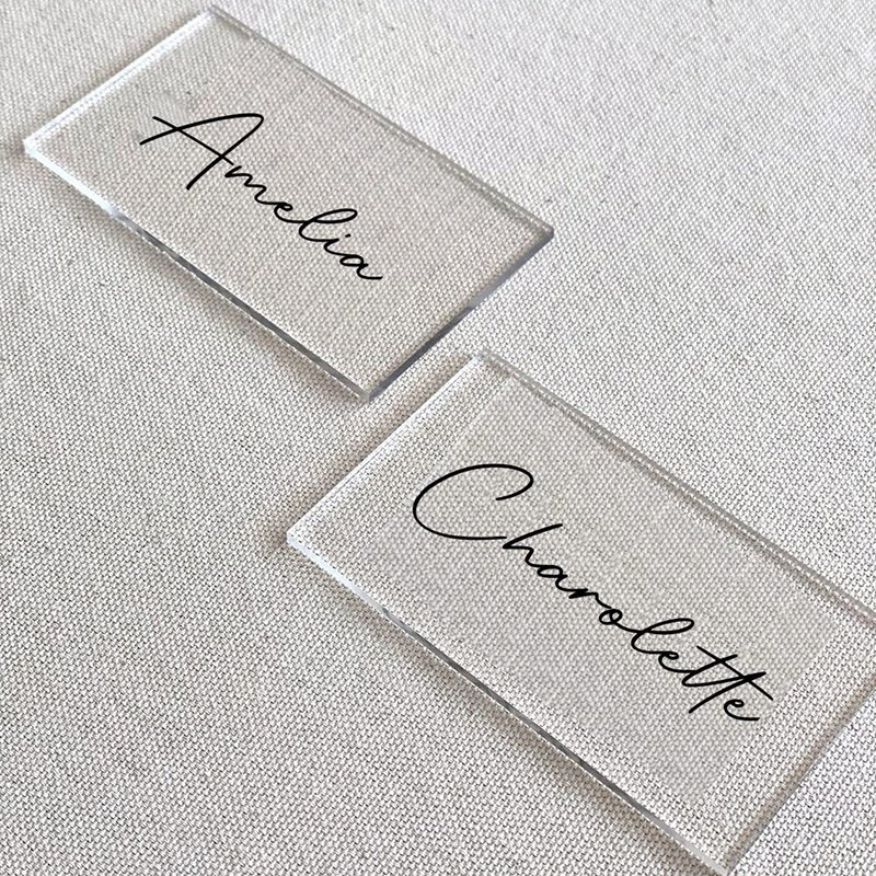 Hot Clear Acrylic Place cards Wedding Guest Place Card Wedding Decor Place Cards & Table Numbers For Wedding Reception