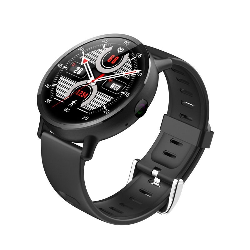 Smartphone Watch Smart Bracelet Body Temperature Smart Watch With Sim Card Slot Battery Charger Round Smart Sport Watch