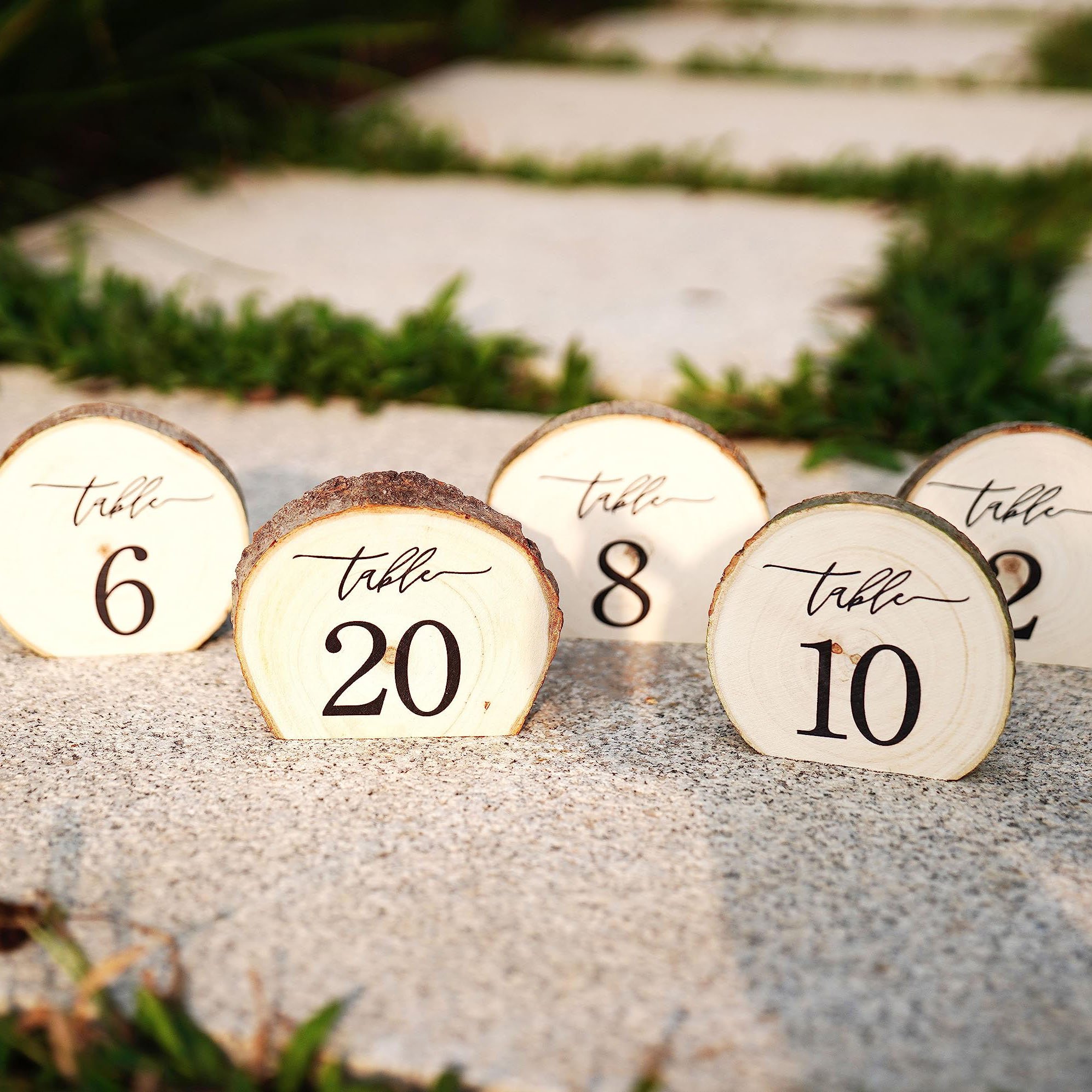 Custom Wooden Table Numbers 1-30 Wedding Table Numbers Perfect for Centerpiece Wedding Reception Table Numbers