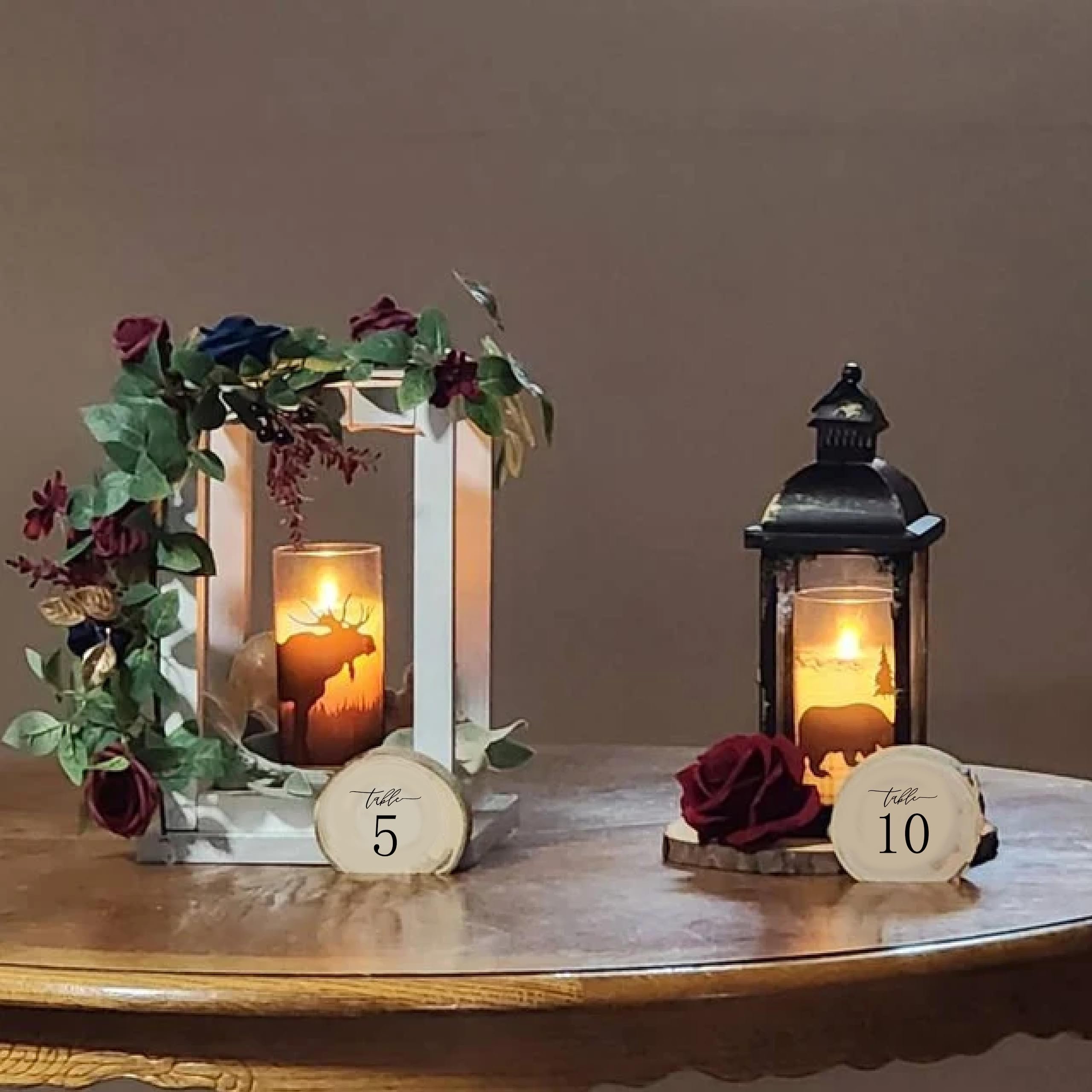 Custom Wooden Table Numbers 1-30 Wedding Table Numbers Perfect for Centerpiece Wedding Reception Table Numbers