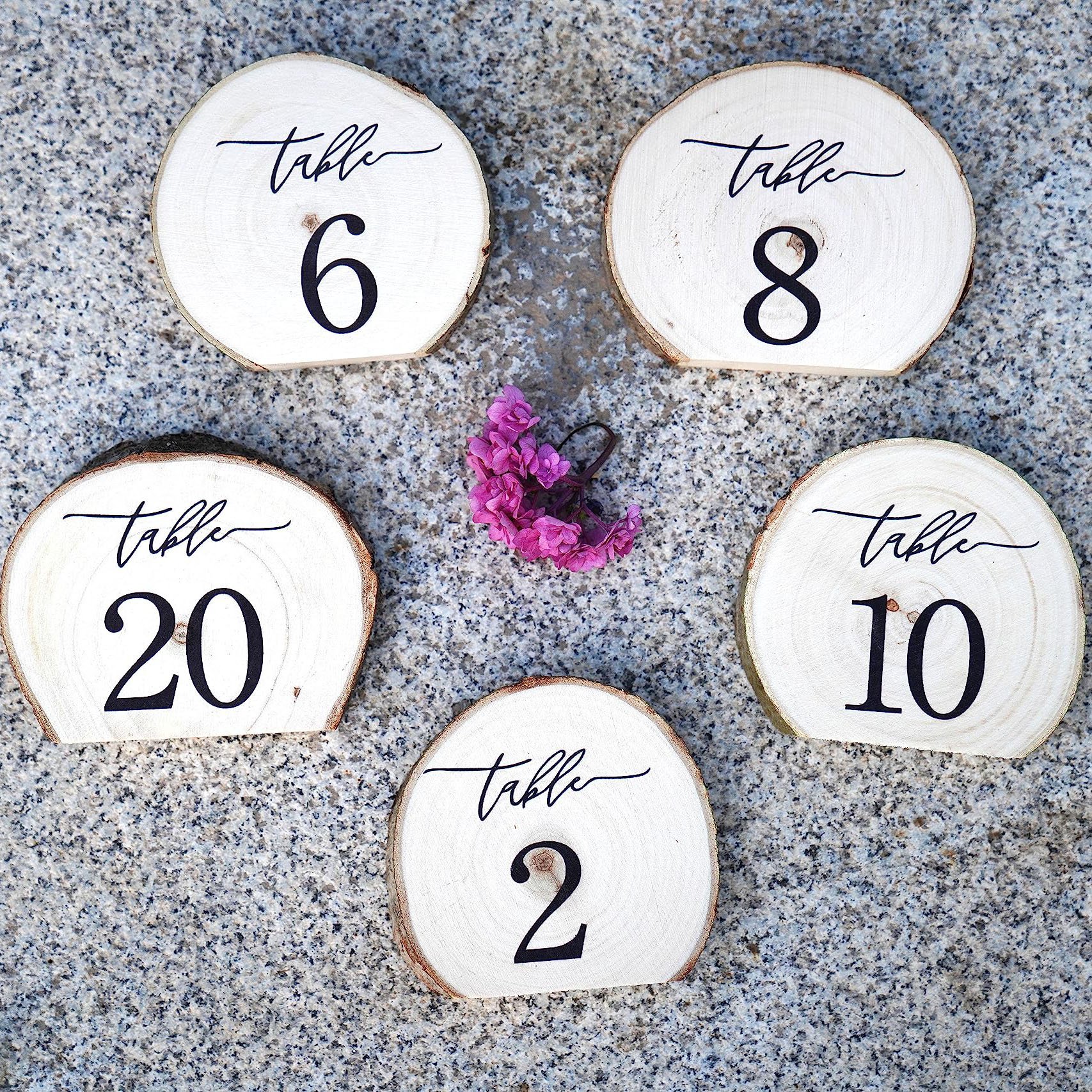 Custom Wooden Table Numbers 1-30 Wedding Table Numbers Perfect for Centerpiece Wedding Reception Table Numbers