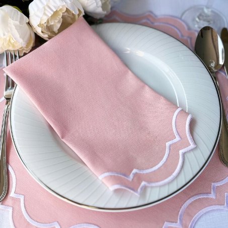 Wood Colored Linen Napkins Mitred Corner Napkin Cotton Polyester Placemat Checkered Linen Napkins Customized Pattern Logo
