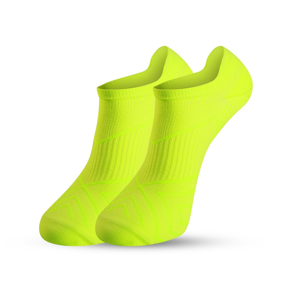 Professional Breathable Ankle Compression Cotton Knit Sport Athletic Running Socks Low Cut Socks Non Slip Flat Boat Socks