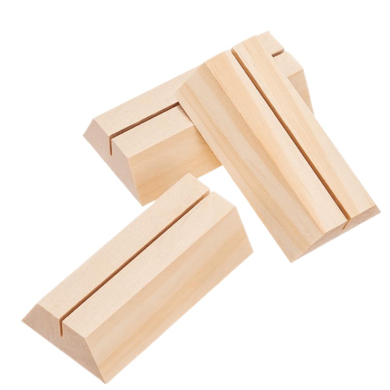 Factory Manufacturer Wholesale Custom Wood Place Card Holder Table