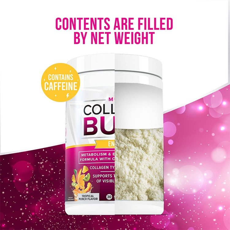 Types I II III V and X Collagen Multi Collagen Burn Multi-Type Hydrolyzed Protein Peptides with Hyaluronic Acid
