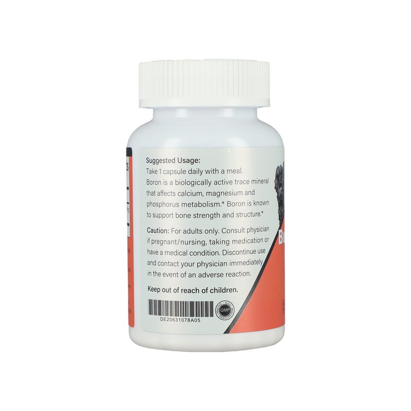 Boron Complex Citrate 3mg Aspartate 3mg Glycinate 3mg Support Bone Strength and Structure 120 Capsules for Adults