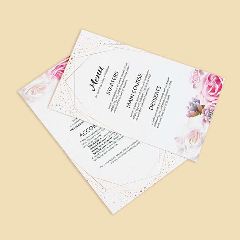 Cheap Thank You Wedding Card Printing Christian Paper Wedding Invitation Card Luxury Customization Place Card