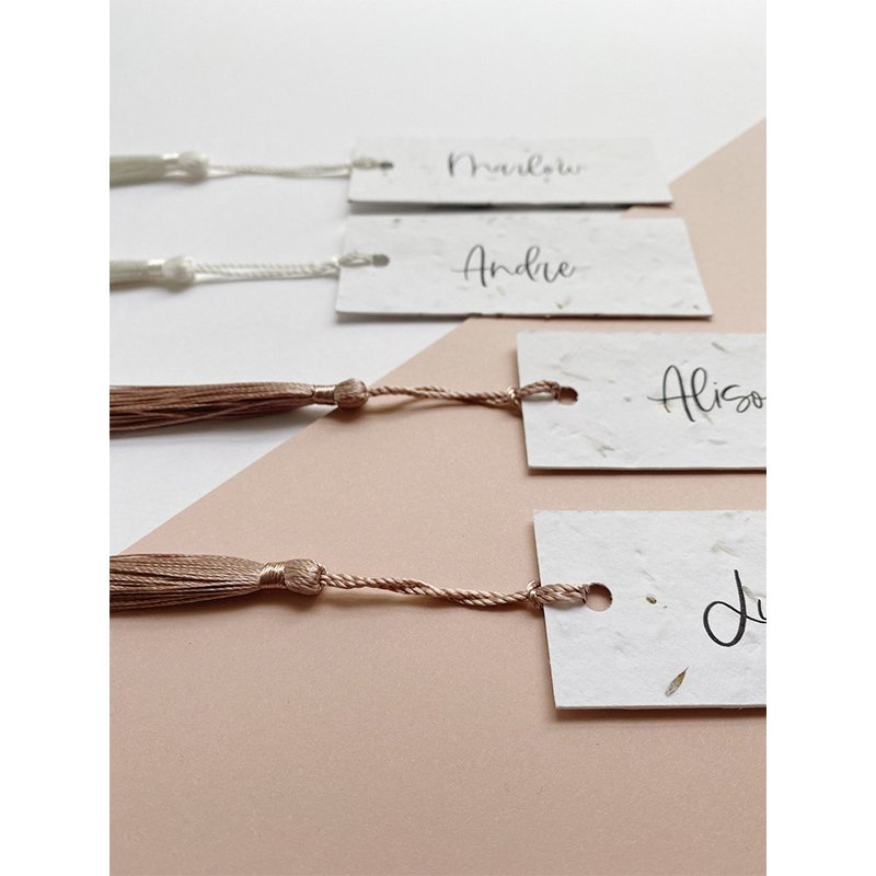 Newest Custom Table Decor Wedding Name Place Cards White Party Cards