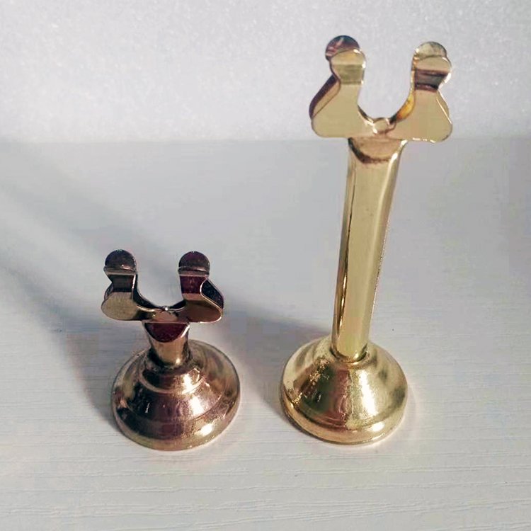 Harp Style Place Card 1.5 Inch Silver Table Number Bar Menu Holder