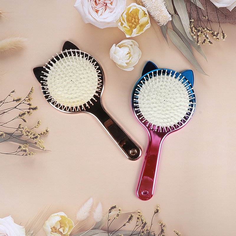 Professional Brush Plastic Cushion Hair Brush for Extensions Hair Extension Brush