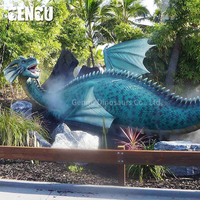 Artificial Silicone Animatronic Dragon Robotic Dragon Model