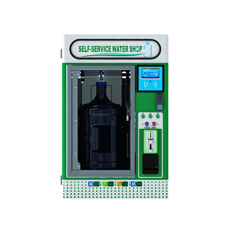 New design mini bottle water vending machine wall