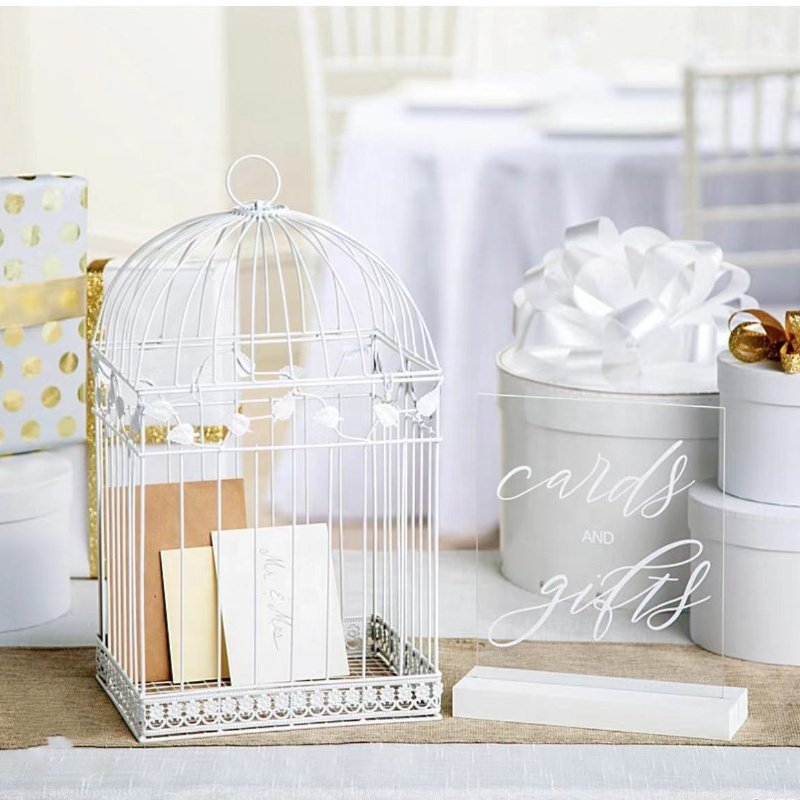 Metal table number desktop name place card holders for wedding banquet