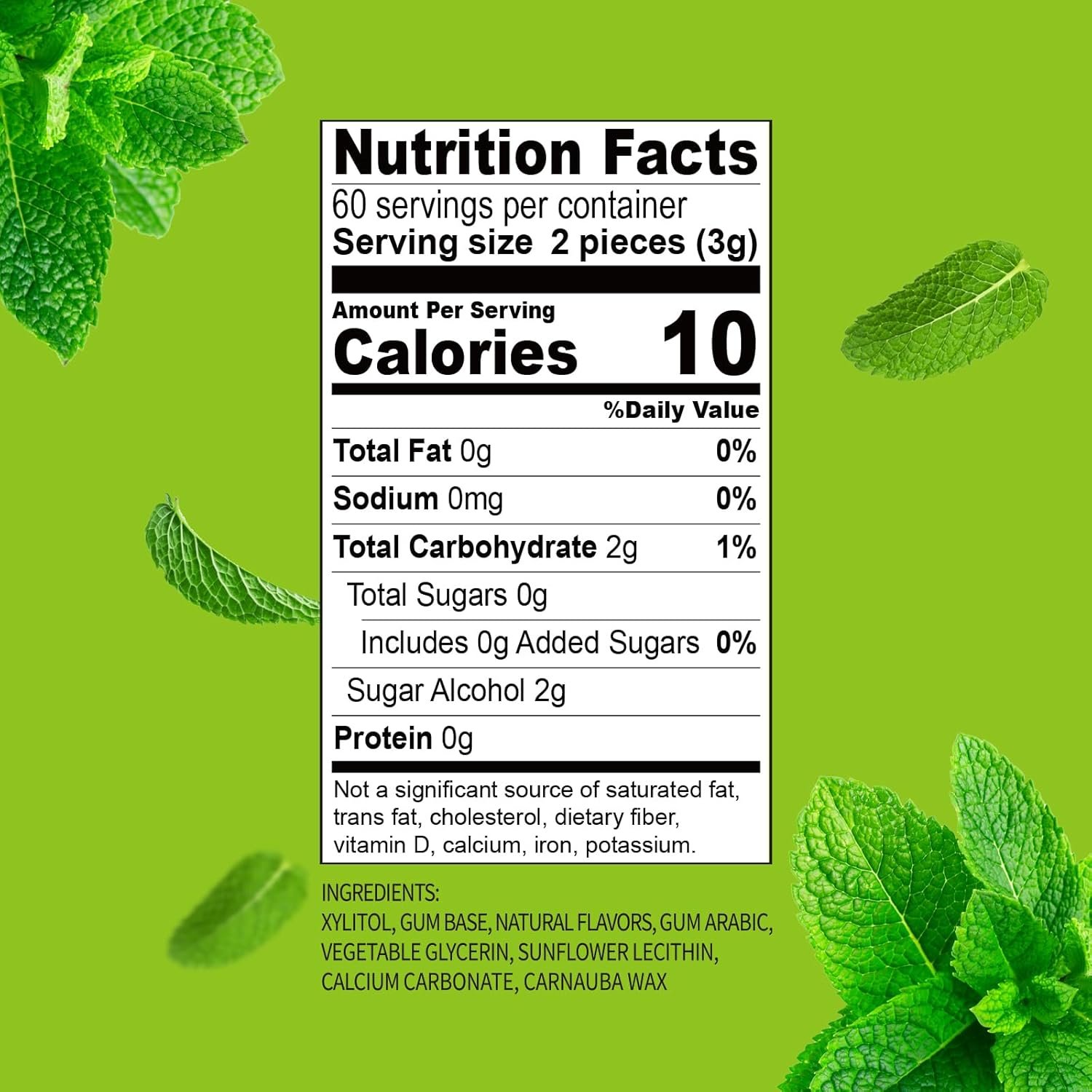 Halal Chewing gum Private label 100% xylitol Sweetened chewing gum NO Aspartame