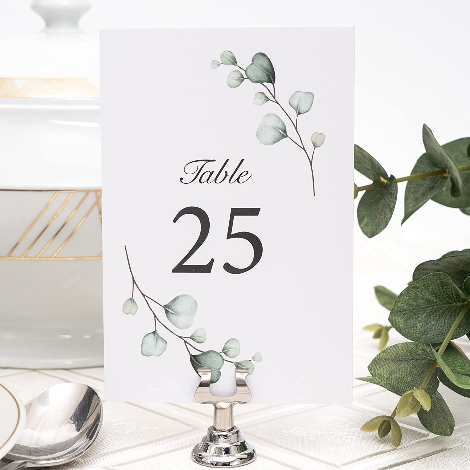 High Quality Custom Design 26Pcs Wedding Name Low Price Place Cards & Table Numbers Card Made In China