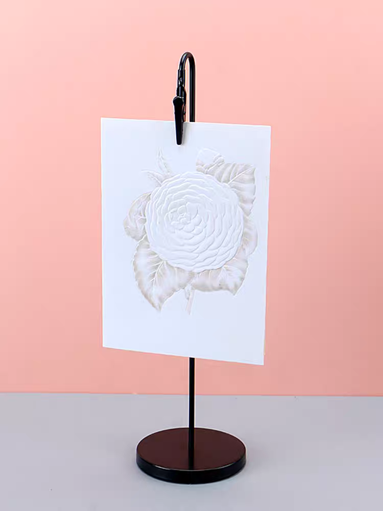 tabletop Decoration Iron New Alligator sign Clip with weighted base for place cards wedding restaurant sign holder