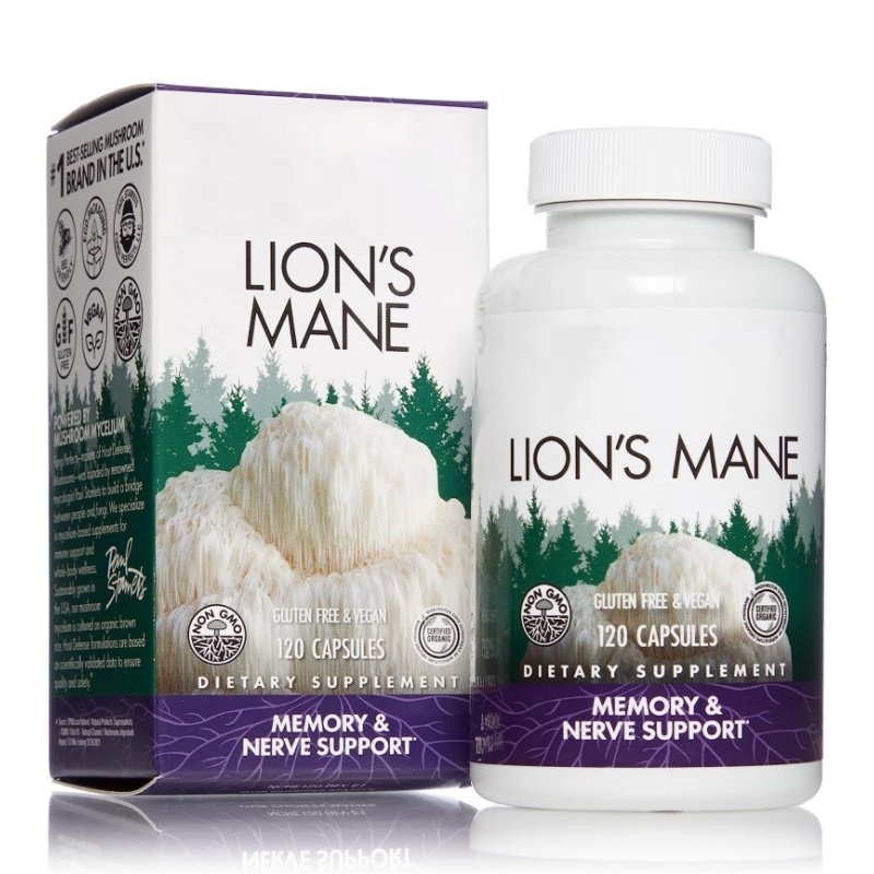 OEM memory & focus lions mane mushroom extract lions mane mushroom supplement lions mane mushroom capsule