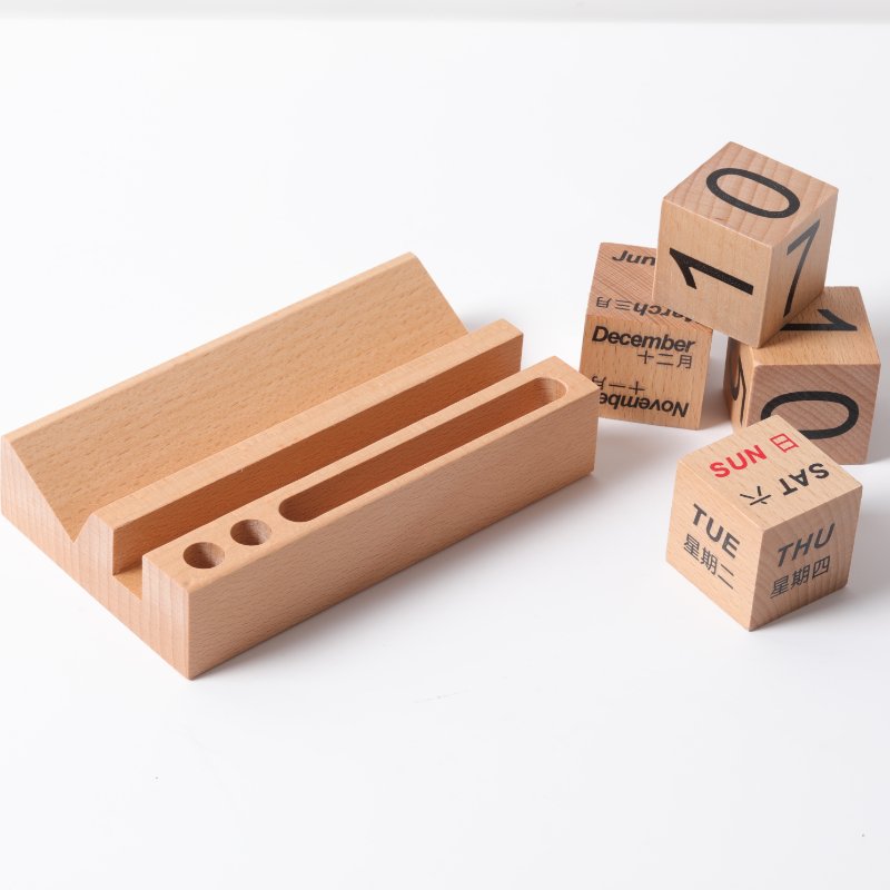 Party table number stands Wooden Calendar Base Menu Business Card Display Holder acrylic sign wood place card holder