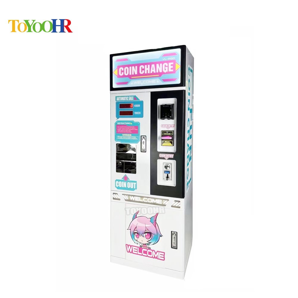220V Currency ATM Coin Pusher Vending Machine for Bill and Coin Change Credit Card Ticket Dispenser Currency Exchange