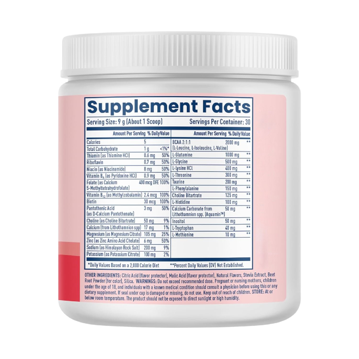 Private Label Sugar Free Electrolyte Powder